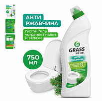 GRASS Средство для чистки сантехники "WC-gel" 750мл 219175